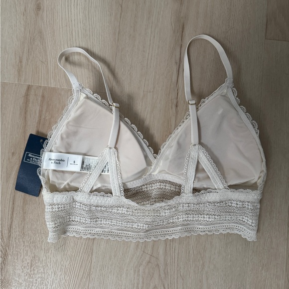 Abercrombie & Fitch NWT White Lace Bralette S - Picture 5 of 6